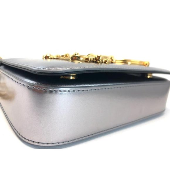 DOLCE And GABBANA DG Girls Small Metallic Napa Shoulder Bag - Picture 7 of 16